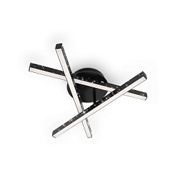 Obrázek pro produkt LED stropní svítidlo, 40 cm, 15 W, 2200 lm, černá - BRILO