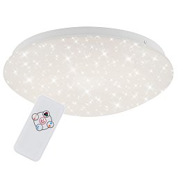 Obrázek pro produkt RGB LED stropní svítidlo, pr. 26 cm, 10 W, bílé - BRILO