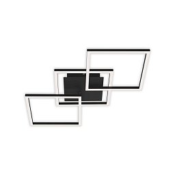 Obrázek pro produkt LED stropní svítidlo, 76,3 cm, 30 W, černá - BRILO