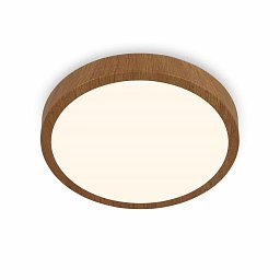Obrázek pro produkt LED přisazené svítidlo, pr. 38 cm, 24 W, 2900 lm, barva dřeva - BRILO
