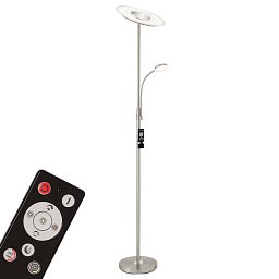 Obrázek pro produkt LED nepřímé osvětlení se čtecí lampou, noční světlo, časovač, vypínač, stmívatelné - BRILO