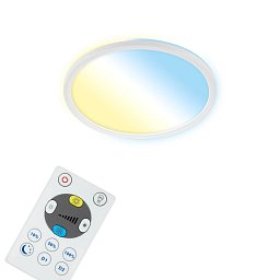 CCT svítidlo LED panel, pr. 29,3 cm, 18 W, 2400 lm, bílé - BRILO Obrázek pro produkt CCT svítidlo LED panel, pr. 29,3 cm, 18 W, 2400 lm, bílé - BRILO