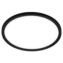 Obrázek pro produkt Stropní svítidlo do koupelny, pr. 29 cm, 19 W, 2400 lm, černá - BRILO