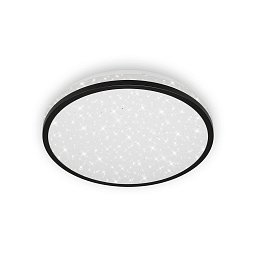 Obrázek pro produkt LED stropní svítidlo hvězdné nebe, pr. 28 cm, 12 W, černá - BRILONER