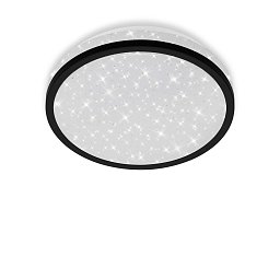 Obrázek pro produkt LED stropní svítidlo hvězdné nebe, pr. 21,7 cm, 10 W, černá - BRILONER