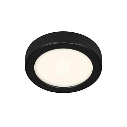 Obrázek pro produkt LED stropní svítidlo, pr. 17 cm, 12 W, černá - BRILONER