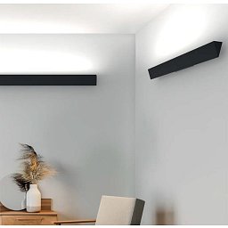 Nástěnné svítidlo ALZIRA 301mm černé 6W Ra90 3000K – BPM Obrázek pro produkt Nástěnné svítidlo ALZIRA 301mm černé 6W Ra90 3000K – BPM