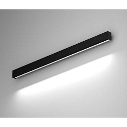 Nástěnné svítidlo ALBA ASIMETRIC černé 9W Ra90 3000K 447mm – BPM Obrázek pro produkt Nástěnné svítidlo ALBA ASIMETRIC černé 9W Ra90 3000K 447mm – BPM