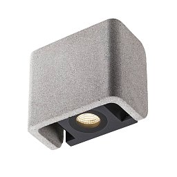 Obrázek pro produkt VÝPRODEJ VZORKU - MANA OUT nástěnné svítidlo šedá/antracit 11W 650lm 3000K 60° stmívatelné - BIG WHITE (SLV)