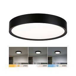 Obrázek pro produkt Selection Bathroom LED stropní svítidlo Tega IP44 CCT 230V 22,5W černá mat - PAULMANN