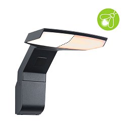 Obrázek pro produkt LED venkovní nástěnné svítidlo Zenera neláká hmyz a IP44 150x194mm 2200 - 3000K 10W 230V antracit kov - PAULMANN