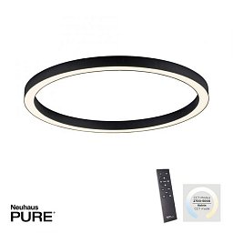 Obrázek pro produkt Paul Neuhaus LED stropní svítidlo PURE Lines 70x70 CCT dálkový ovladač 2700-5000K antracit - PAUL NEUHAUS