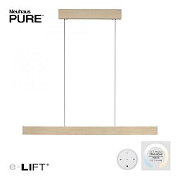 Obrázek pro produkt Paul Neuhaus LED závěsné svítidlo PURE-E-MOTION elektricky nastavitelná výška 2700-5000K zlatá imperial - PAUL NEUHAUS