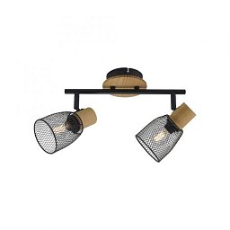 Obrázek pro produkt TAMIS Stropní svítidlo dřevo / kov E14 patice spot bodové svítidlo - LEUCHTEN DIREKT / JUST LIGHT