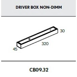 Obrázek pro produkt AKCE - Driver box k svítidlu LINGGO MINI bílý 320x45x30mm - BPM