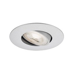 Obrázek pro produkt Ultraploché LED vestavné svítidlo, pr. 9 cm, 4,9 W, matný chrom - BRILONER
