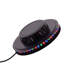 LED RGB světelný puk pr. 12,5 cm max. 3W černá - BRILO Obrázek pro produkt LED RGB světelný puk pr. 12,5 cm max. 3W černá - BRILO