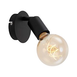Obrázek pro produkt Bodové svítidlo pr. 10 cm 1x E27 60W černá - BRILONER