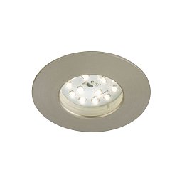 Obrázek pro produkt LED vestavné svítidlo, pr. 7,5 cm, matný nikl - BRILONER