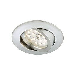 Obrázek pro produkt LED vestavné svítidlo, pr. 8,2 cm, 5 W, hliník - BRILONER