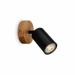Obrázek pro produkt Bodové svítidlo pr. 9 cm 1xGU10 max. 9W černá - BRILO