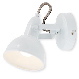 Obrázek pro produkt Bodové svítidlo pr. 10 cm 1x E14 40W bílé - BRILO
