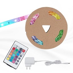 Obrázek pro produkt RGB LED pásek 500 cm 0,16W bílé - BRILO
