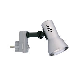 Obrázek pro produkt Svítidlo do zásuvky 10,5 cm 1x E14 25W titan - BRILONER