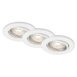 Obrázek pro produkt 3ks sada LED vestavné svítidlo, pr. 8,6 cm, 5 W, bílé - BRILO