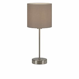 Obrázek pro produkt Stolní lampa, max. 25 W, 38,5 cm, taupe - BRILO