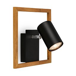 Obrázek pro produkt Spot, 20 cm, 1x GU10, max. 9W, černá - BRILO