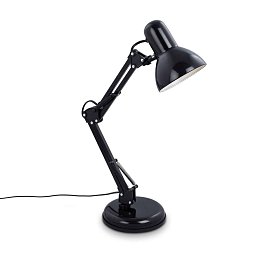 Obrázek pro produkt Stolní lampa, pr. 15,5 cm, max. 25 W, černá - BRILO