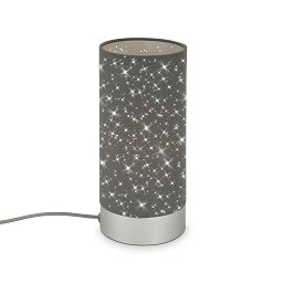 Obrázek pro produkt Hvězdné nebe stolní lampa, pr. 11 cm, max. 25 W, šedá - BRILO