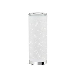 Obrázek pro produkt LED stolní lampa s hvězdným nebem, 35 cm, 5 W, bílé-chrom - BRILO