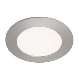 Obrázek pro produkt LED vestavné svítidlo, pr. 12 cm, 7 W, matný nikl - BRILONER