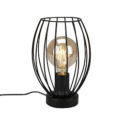 Obrázek pro produkt Stolní lampa, 25,6 cm, max. 25 W, černá - BRILO