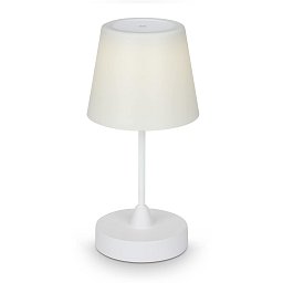 Obrázek pro produkt LED venkovní stolní lampa s dotykovým vypínačem, pr.30 cm, LED modul, 3 W, 340 Lm, bílé - BRILO