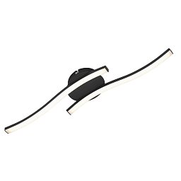 Obrázek pro produkt LED nástěnné a stropní svítidlo, 55,5 cm, 12 W, černá - BRILO