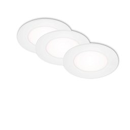 Obrázek pro produkt AKCE - 3ks sada LED vestavná svítidla pr. 8,6 cm 3x 3W bílé - BRILONER