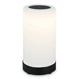 Obrázek pro produkt LED bateriové stolní svítidlo pr.12,5 cm, LED modul, 3W, 350 lm, černá - BRILO
