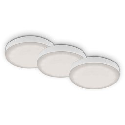 Obrázek pro produkt 3ks sada LED vestavné svítidlo, pr. 7,5 cm, 3 W, 350 lm, bílé - BRILONER