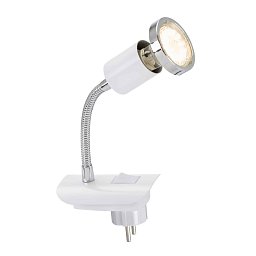 Obrázek pro produkt AKCE - LED svítidlo do zásuvky, bílá, 1xLED/GU10/3W - BRILONER
