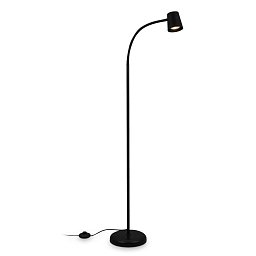 Obrázek pro produkt Stojací svítidlo, 127,5 cm, 1x GU10, max. 9W, černá - BRILO