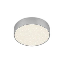 Obrázek pro produkt LED stropní svítidlo hvězdné nebe, pr. 15,7 cm, 11 W, stříbrná - BRILONER