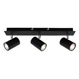 Obrázek pro produkt Bodové svítidlo 45 cm 3xGU10 40W černá - BRILO