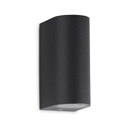 Obrázek pro produkt TELEFUNKEN venkovní nástěnné svítidlo 15,1 cm 2xGU10 5W 400lm antracit - BRILONER