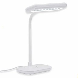 Obrázek pro produkt LED stolní lampa, 44 cm, 7,5 W, bílé - BRILO