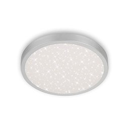 Obrázek pro produkt LED stropní svítidlo hvězdné nebe, pr. 38 cm, 24 W, 3000 lm, stříbrná - BRILO