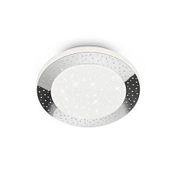 Obrázek pro produkt LED stropní svítidlo, pr. 28 cm, 15 W, 1600 lm, chrom - BRILO