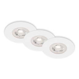 Obrázek pro produkt LED vestavná svítidla, pr.9 cm, 3x LED, 4,9 W, 480 lm, bílé - BRILONER
